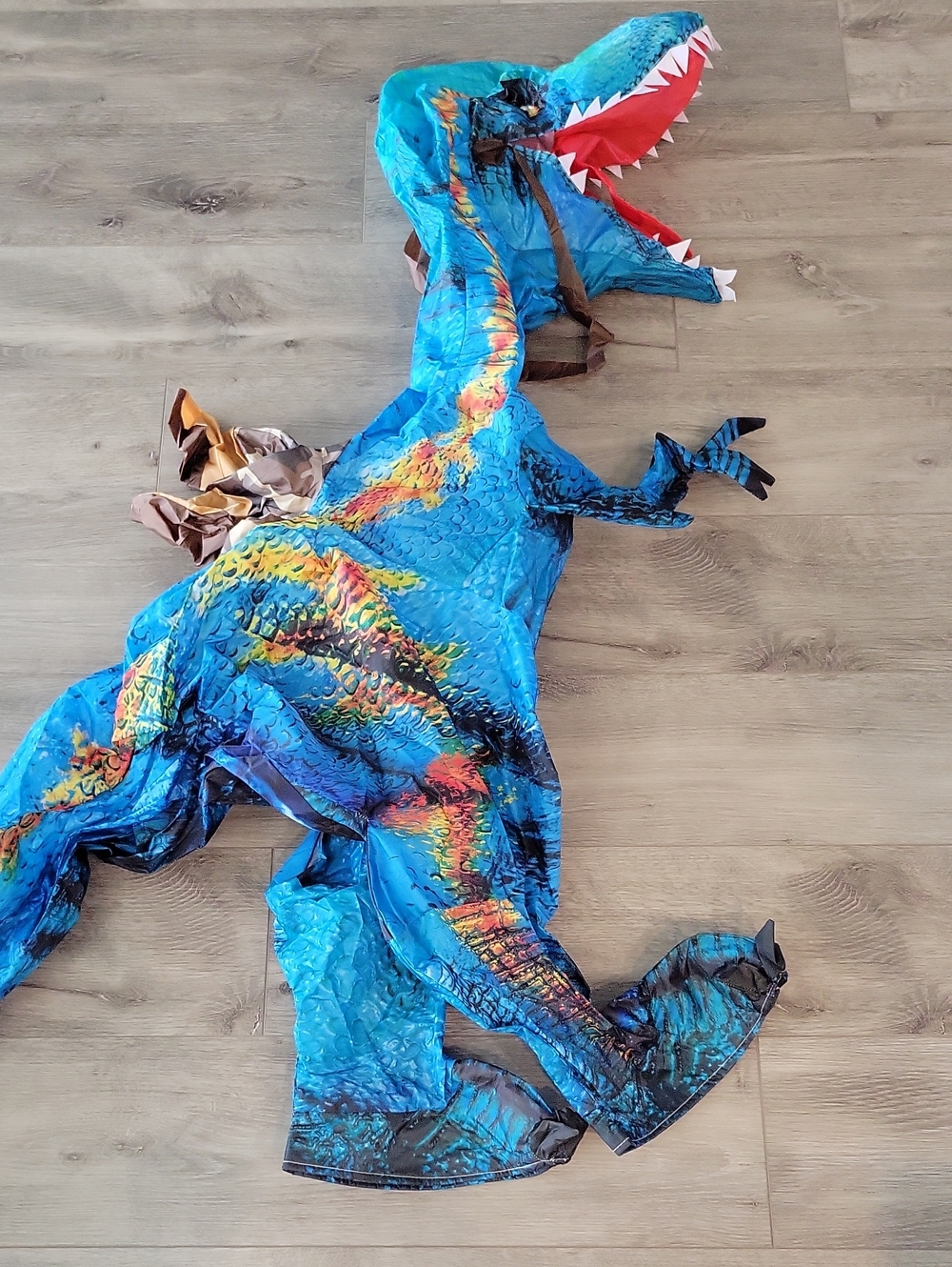 Inflatable Riding Dinosaur Costume